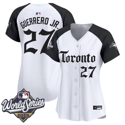 Women's Toronto Blue Jays 2025 World Series Vapor Premier Limited Jersey - Gothic North Edition - All Stitched