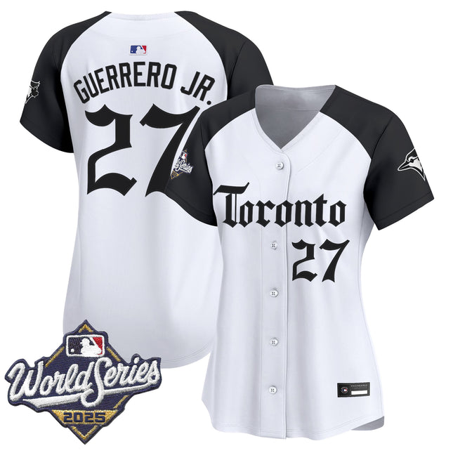 Women's Toronto Blue Jays 2025 World Series Vapor Premier Limited Jersey - Gothic North Edition - All Stitched