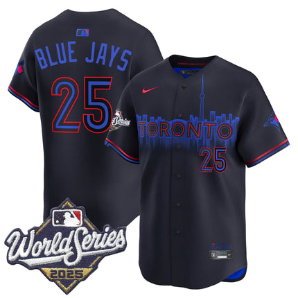 Men's Toronto Blue Jays 2025 World Series Vapor Premier Limited Jersey - All Stitched