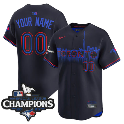 Toronto Blue Jays 2025 American League Champions Vapor Premier Limited Custom Jersey - All Stitched