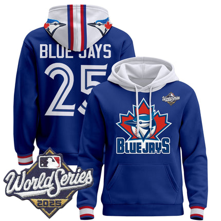 Men's Toronto Blue Jays 2025 World Series Premium Pullover Hoodie - All Stitched
