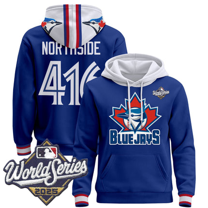 Men's Toronto Blue Jays 2025 World Series Premium Pullover Hoodie - All Stitched