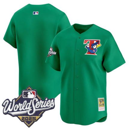 Men's Toronto Blue Jays Throwback Vapor Premier Limited Jersey - 2025 World Series Patch - All Stitched