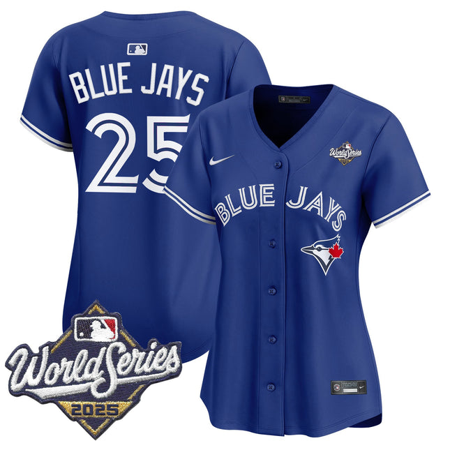 Women's Toronto Blue Jays 2025 World Series Vapor Premier Limited Jersey V2 - All Stitched