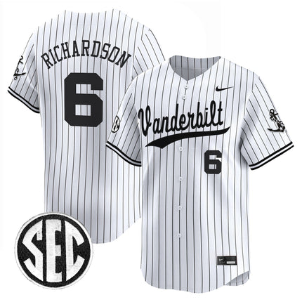 Men's Vanderbilt Commodores 2025 Vapor Baseball Jersey - All Stitched