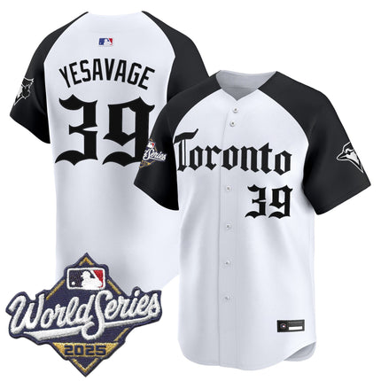Men's Toronto Blue Jays 2025 World Series Vapor Premier Limited Jersey - Gothic North Edition - All Stitched