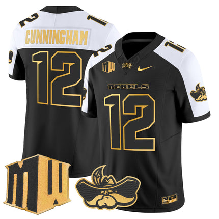 Men's UNLV Rebels 2025 Gold Vapor Limited Jersey - All Stitched