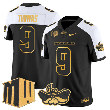 Men's UNLV Rebels 2025 Gold Vapor Limited Jersey - All Stitched