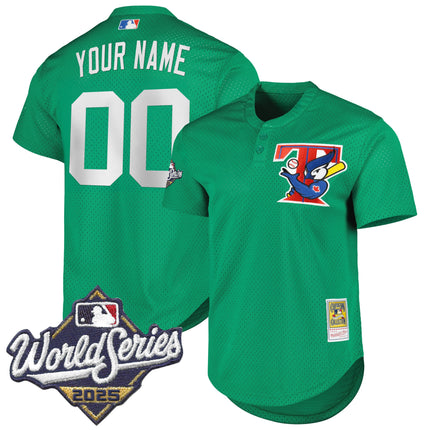 Toronto Blue Jays Throwback Vapor Premier Limited Custom Jersey V2 - 2025 World Series Patch - All Stitched