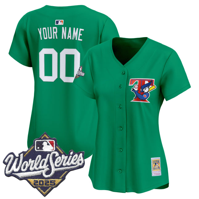 Toronto Blue Jays Throwback Vapor Premier Limited Custom Jersey - 2025 World Series Patch - All Stitched