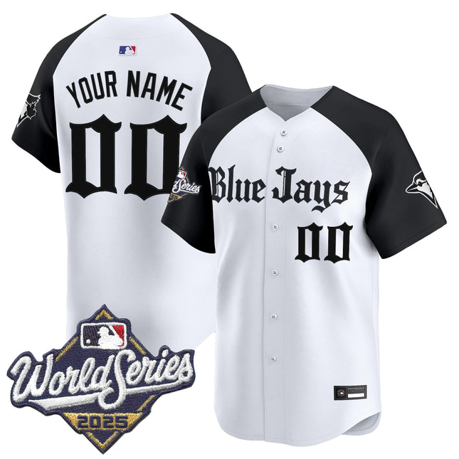 Toronto Blue Jays 2025 World Series Vapor Premier Limited Custom Jersey V2 - Gothic North Edition - All Stitched