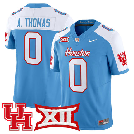 Men's Houston Cougars 2025 Oilers Inspired Vapor Limited Jersey - All Stitched