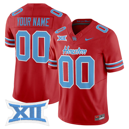 Houston Cougars 2025 Oilers Inspired Vapor Limited Custom Jersey - All Stitched