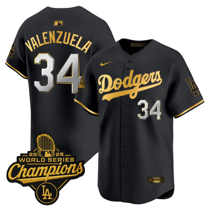 Men's Dodgers 2025 World Series Champions Vapor Premier Limited Jersey - All Stitched