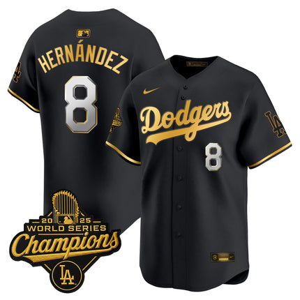 Men's Dodgers 2025 World Series Champions Vapor Premier Limited Jersey - All Stitched