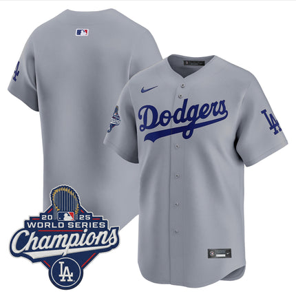 Men's Dodgers 2025 World Series Champions Vapor Premier Limited Jersey - All Stitched