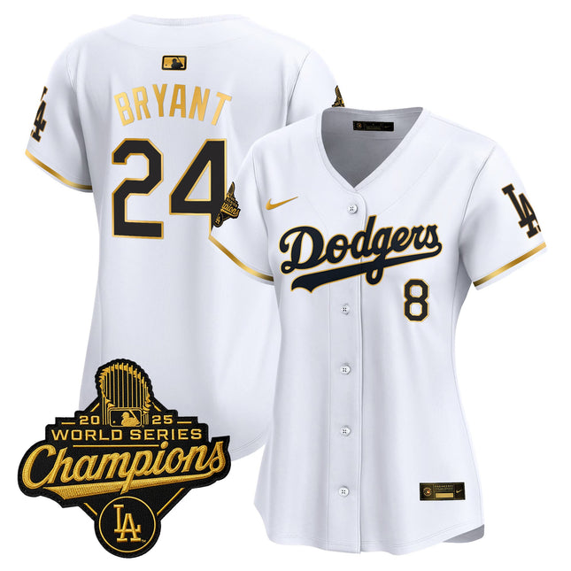 Women's Dodgers 2025 World Series Champions Vapor Premier Limited Jersey - All Stitched