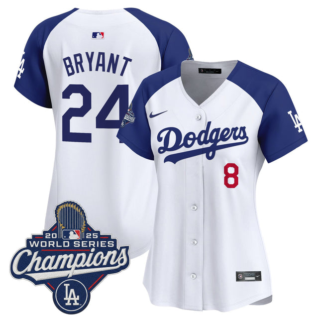 Women's Dodgers 2025 World Series Champions Vapor Premier Limited Jersey - All Stitched