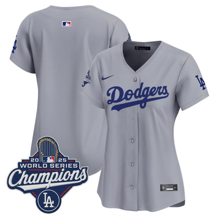 Women's Dodgers 2025 World Series Champions Vapor Premier Limited Jersey - All Stitched