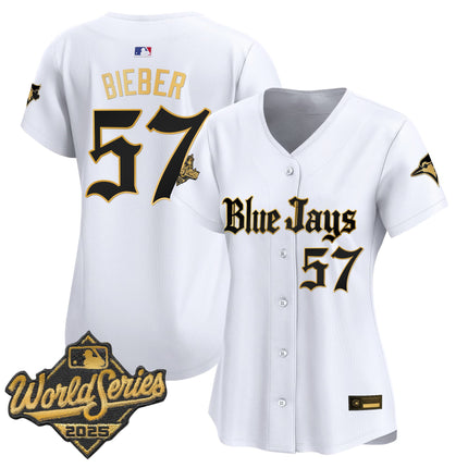 Women's Toronto Blue Jays 2025 World Series Vapor Premier Limited Jersey V2 - Gothic North Edition - All Stitched