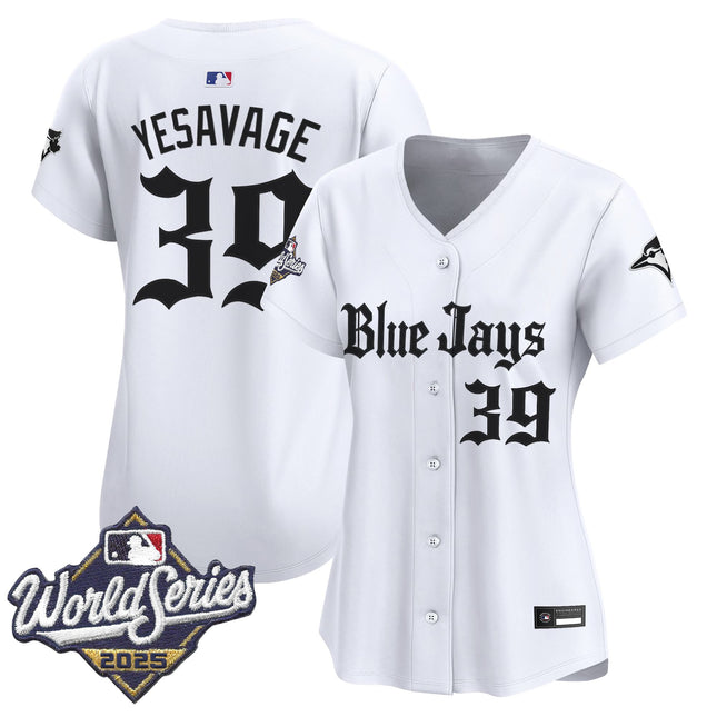 Women's Toronto Blue Jays 2025 World Series Vapor Premier Limited Jersey V2 - Gothic North Edition - All Stitched