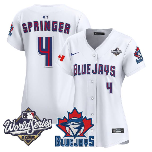 Women's Toronto Blue Jays 2025 World Series Vapor Premier Limited Jersey V3 - All Stitched