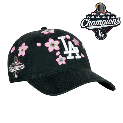 Los Angeles Dodgers 2025 World Series Champions x Tokyo Series Strapback Hat - Embroidered