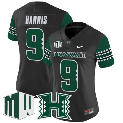 Women's Hawai'i Rainbow Warriors 2025 Vapor Limited Jersey - All Stitched
