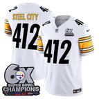 White / Steel City 412 / S