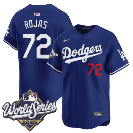 Men's #72 Miguel Rojas 2025 World Series Champions Vapor Premier Limited Jersey - All Stitched