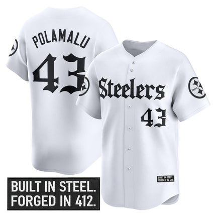 Men's Pittsburgh Steelers 'Gothic Steel City Edition' Vapor Baseball Jersey - All Stitched