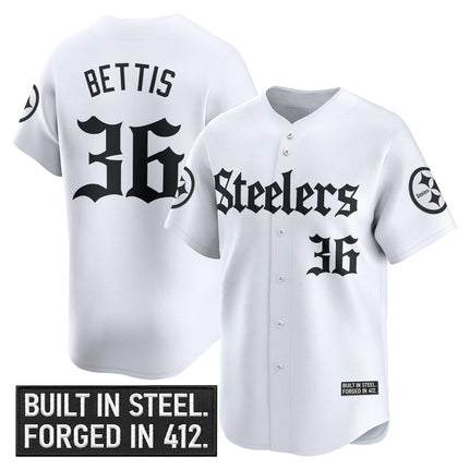 Men's Pittsburgh Steelers 'Gothic Steel City Edition' Vapor Baseball Jersey - All Stitched