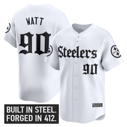 Men's Pittsburgh Steelers 'Gothic Steel City Edition' Vapor Baseball Jersey - All Stitched