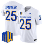 White / #25 Spartans / S