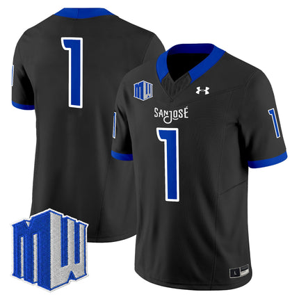 Men's San José State Spartans 2025 Vapor Limited Jersey - All Stitched