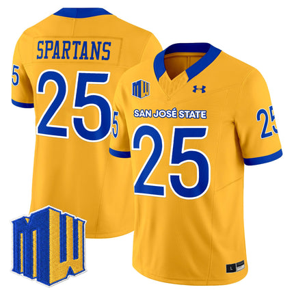 Men's San José State Spartans 2025 Vapor Limited Jersey - All Stitched