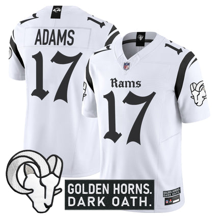 Men's Los Angeles Rams 'Gothic Horns Reforged Edition' Vapor Limited Jersey - All Stitched