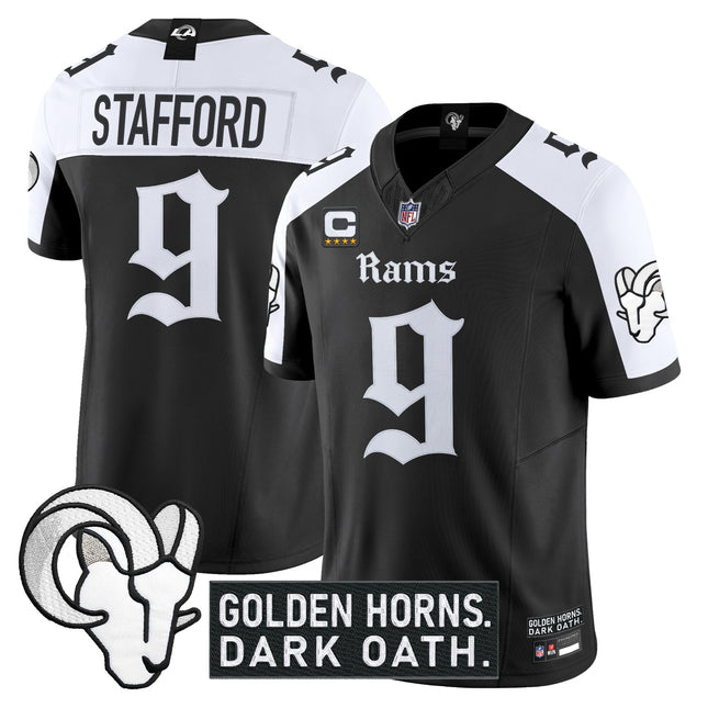 Men's Los Angeles Rams 'Gothic Horns Reforged Edition' Vapor Limited Jersey - All Stitched