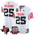 White / #25 Red Raiders / S