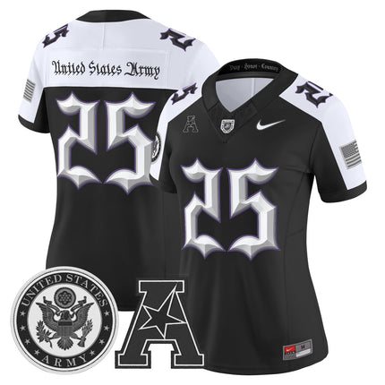 Women's Army Black Knights Honoring 250 Years Of Service And Sacrifice Vapor Limited Jersey - All Stitched