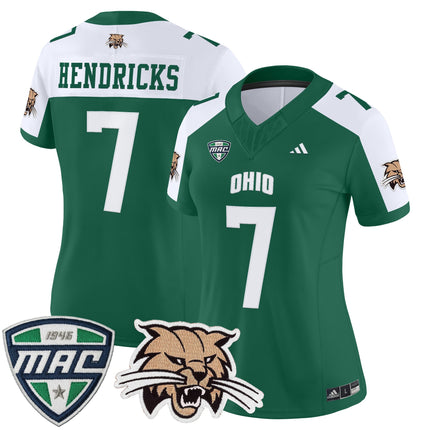 Women's Ohio Bobcats 2025 Vapor Limited Jersey - All Stitched