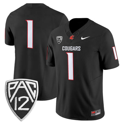 Men's Washington State Cougars 2025 Vapor Limited Jersey V2 - All Stitched