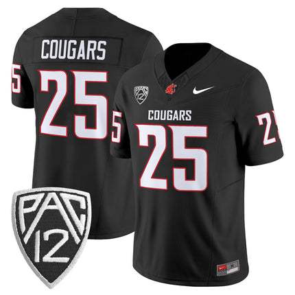 Men's Washington State Cougars 2025 Vapor Limited Jersey V2 - All Stitched