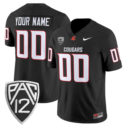Washington State Cougars 2025 Vapor Limited Custom Jersey V2 - All Stitched