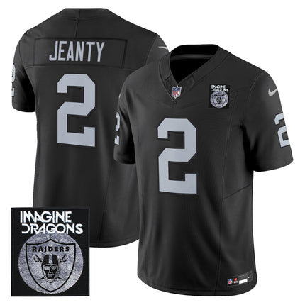 Men's Imagine Dragons x Las Vegas Raiders Vapor Limited Jersey - All Stitched