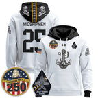 White / #25 Midshipmen / S