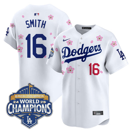 Men's Dodgers 2025 Back-To-Back Champions x Tokyo Series Vapor Premier Limited Jersey - Stitched