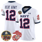White / #12 Beat Army / S