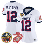 White / #12 Beat Army / S