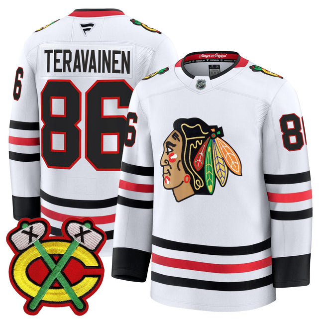 Men's Chicago Blackhawks 2025/26 Premium Jersey - All Stitched